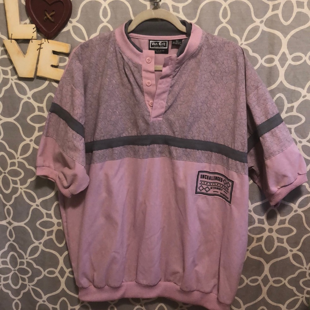 🖤VAN CORT pink T-shirt for men